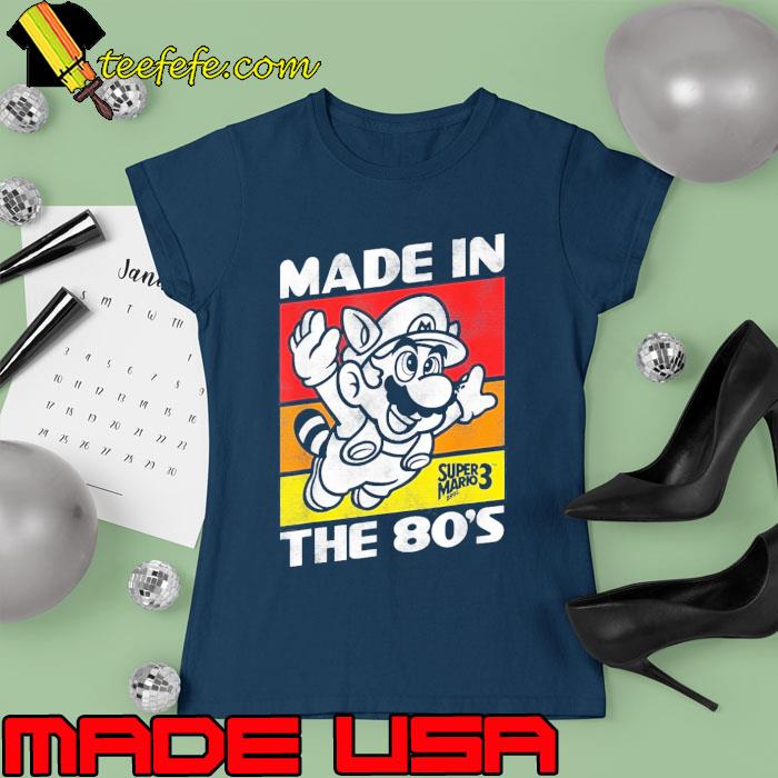 Nintendo Super Mario 3 Made In The 80's Retro s Ladies tee Nintendo Super Mario 3 Made In The 80's Retro s Ladies tee