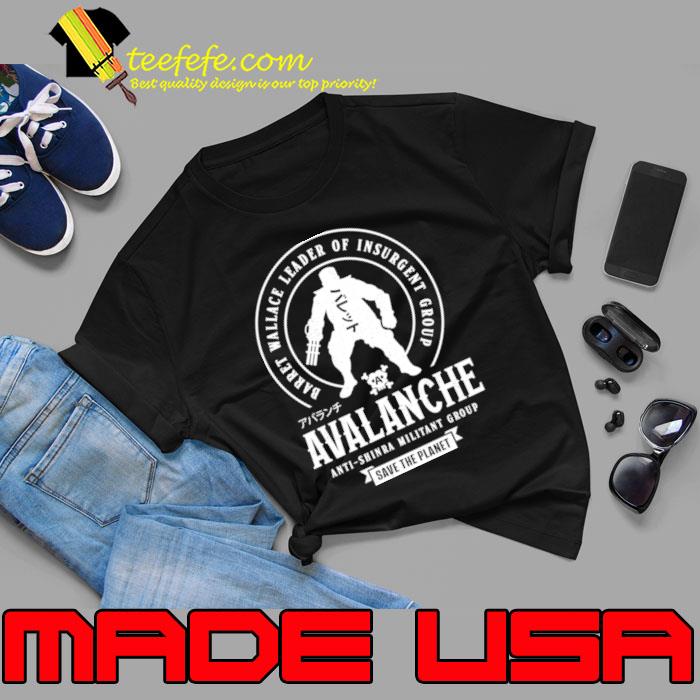 Official barret Wallace Avalanche Emblem T-Shirt Official barret Wallace Avalanche Emblem T-Shirt