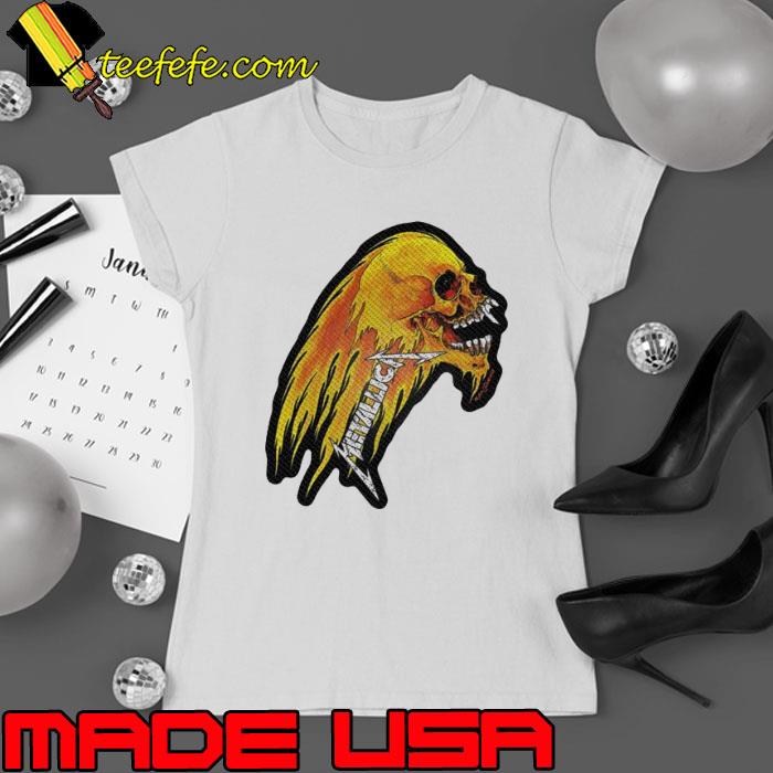 Official metallica Skull Fire Shirt Ladies tee Official metallica Skull Fire Shirt Ladies tee