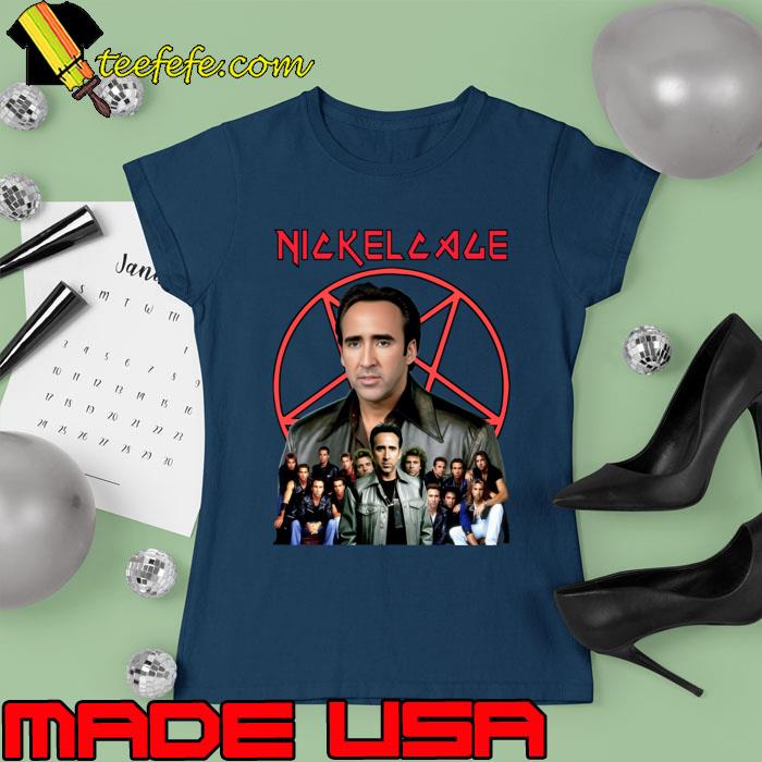 Official nickelcage Band (Parody) T-Shirt Ladies tee Official nickelcage Band (Parody) T-Shirt Ladies tee