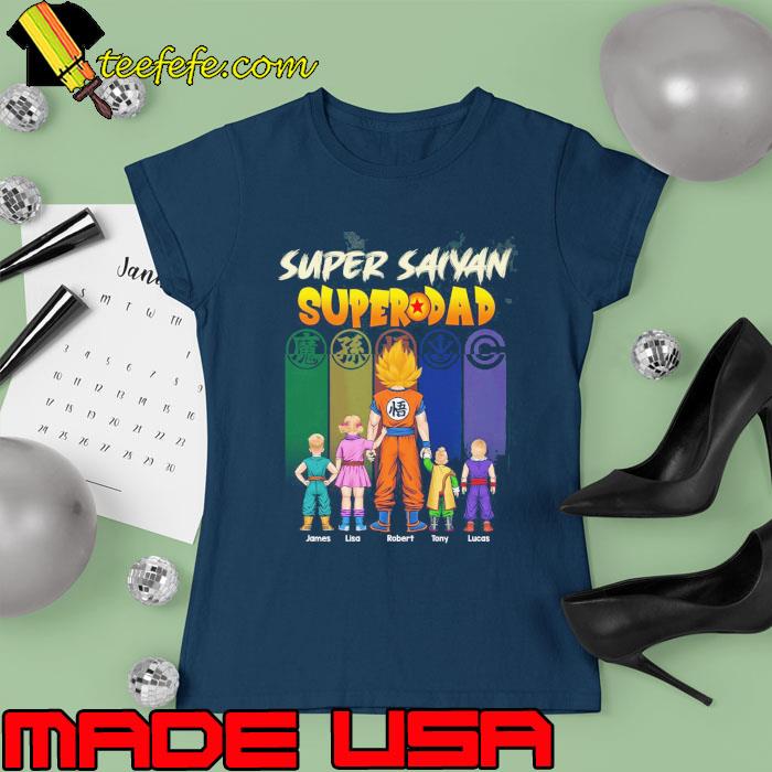 Official super saiyan superdad dragon ball s Ladies tee Official super saiyan superdad dragon ball s Ladies tee