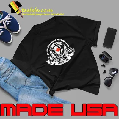 Official western canadian motorsports hall of fame shirt