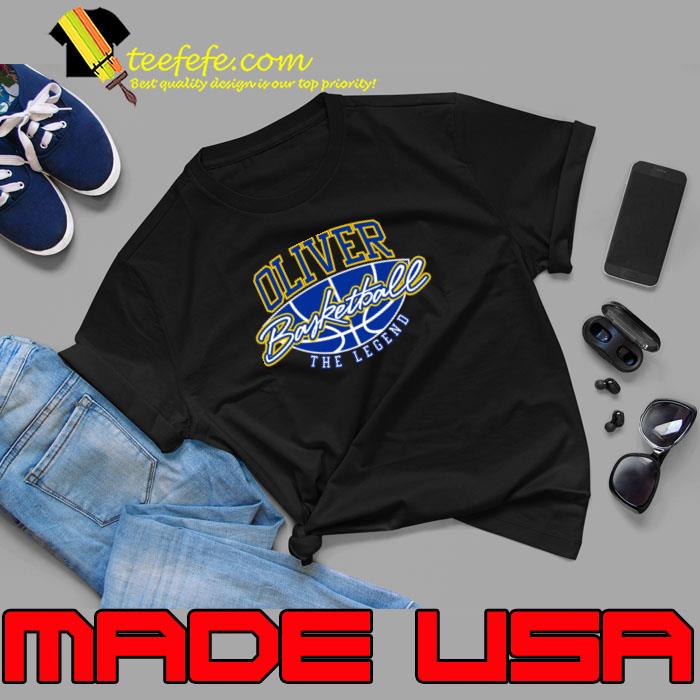 Oliver Custom Name The Legend Players Basketball T-Shirt Unisex Oliver Custom Name The Legend Players Basketball T-Shirt Unisex