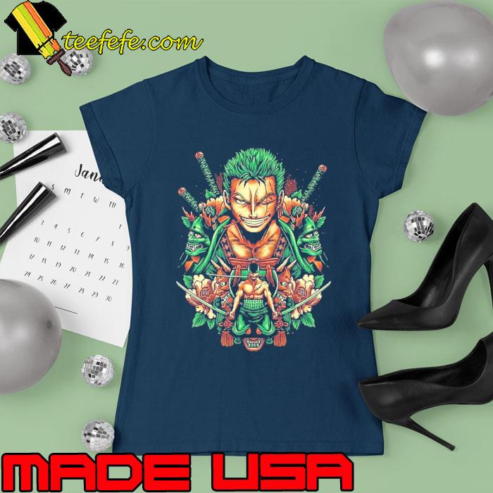 One Piece Zoro Anime Manga s Ladies tee One Piece Zoro Anime Manga s Ladies tee