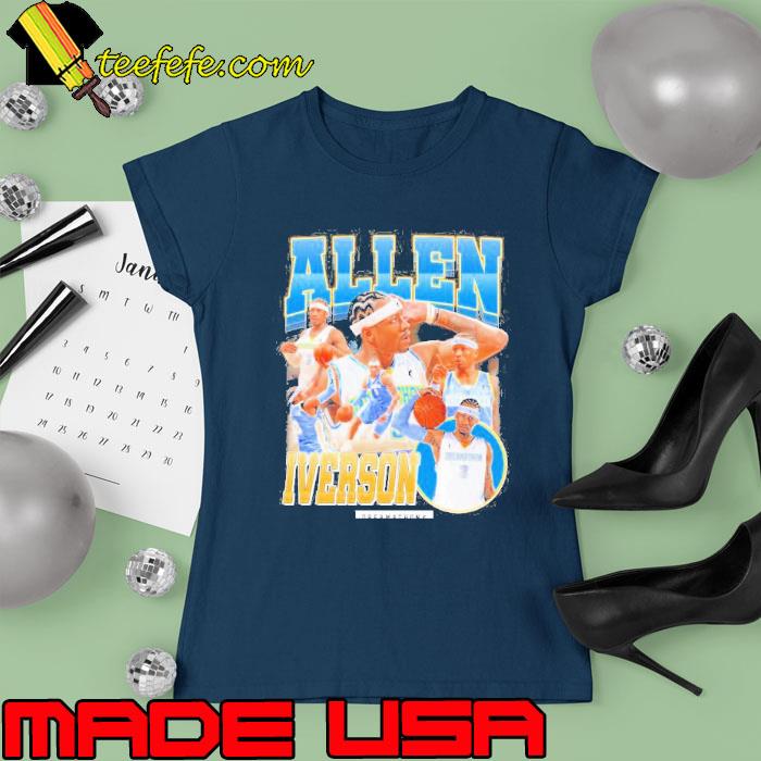 Original allen Iverson philadelphia 76ers dreamathon s Ladies tee Original allen Iverson philadelphia 76ers dreamathon s Ladies tee