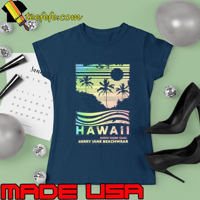 Original pastel Rainbow Hawaii Berry Jane Beachwear vintage s Ladies tee Original pastel Rainbow Hawaii Berry Jane Beachwear vintage s Ladies tee