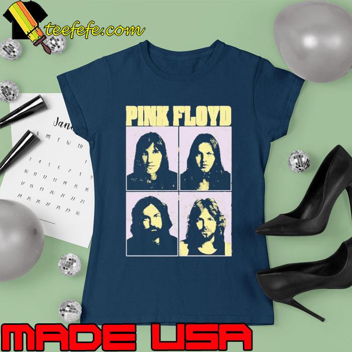 Original pink Floyd Meddle Group Photo Pastel Image Distressed s Ladies tee Original pink Floyd Meddle Group Photo Pastel Image Distressed s Ladies tee