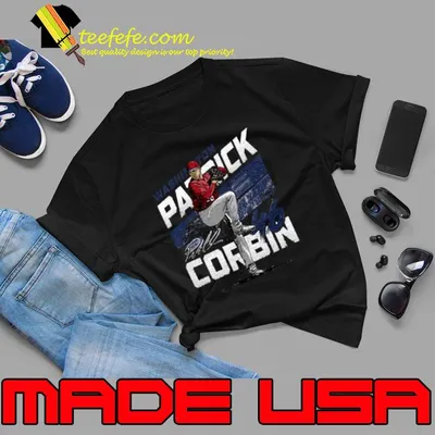Patrick Corbin Washington City Name Signature T-Shirt