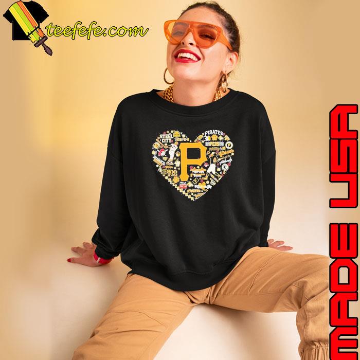 Pittsburgh pirates baseball glitter heart shirt, hoodie, sweater, long  sleeve and tank top