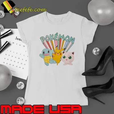 Pokemon Pikachu and Characters shirt