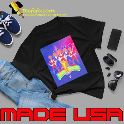 Power Rangers Texas Rangers shirt