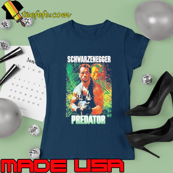 Predator Schwarzenegger Action Movie Shirt Ladies tee Predator Schwarzenegger Action Movie Shirt Ladies tee