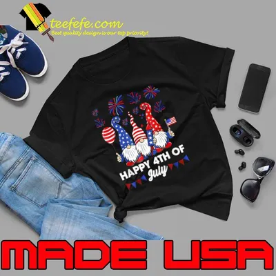 Premium 4th of july happy gnomes fireworks T-Shirt