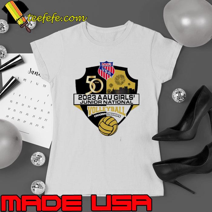 Premium 50th AAU Girls Junior National Volleyball Championships Logo Shirt Ladies tee Premium 50th AAU Girls Junior National Volleyball Championships Logo Shirt Ladies tee