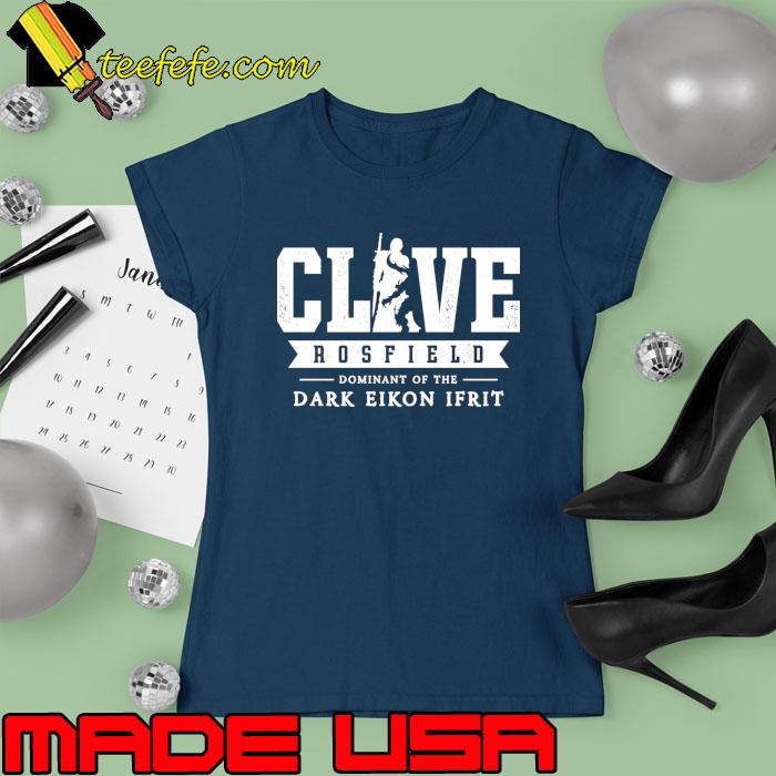 Premium clive Rosfield Dark Eikon Crest T-Shirt Ladies tee Premium clive Rosfield Dark Eikon Crest T-Shirt Ladies tee