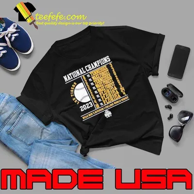 Premium lSU Tigers National Champions Schedule 2023 NCAA DI Baseball CWS Shirt