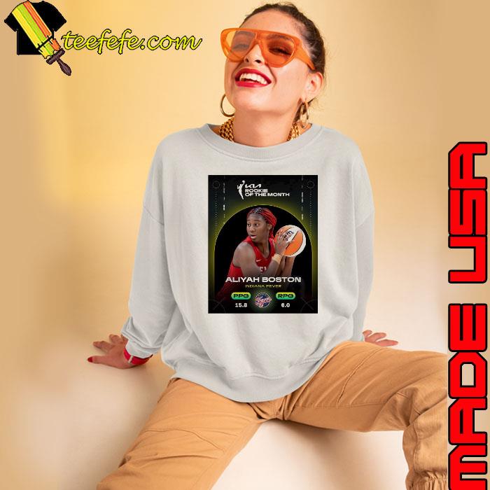 Rookie of the month aliyah boston indiana fever s Sweatshirt Rookie of the month aliyah boston indiana fever s Sweatshirt