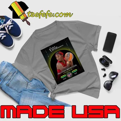 Rookie of the month aliyah boston indiana fever shirt