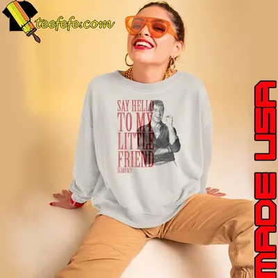 Scarface Say Hello to My Little Friend Cuban Cigar Mafia Al Pacino shirt
