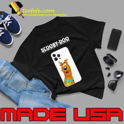Scooby-doo in phone case shirt
