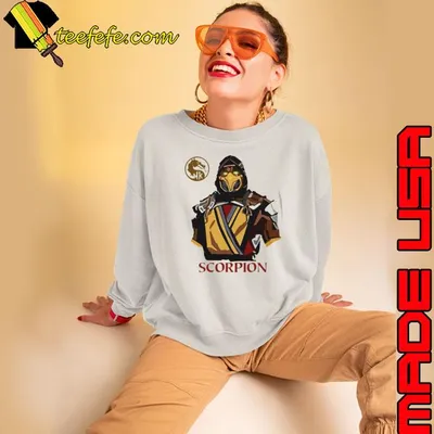Scorpion Half Body Mortal Kombat shirt