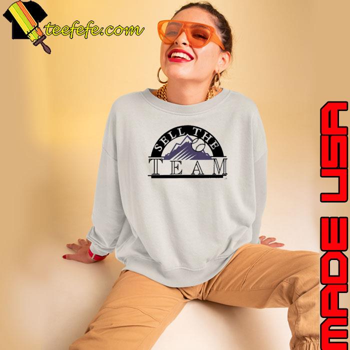 Sell the team baseball logo shirt