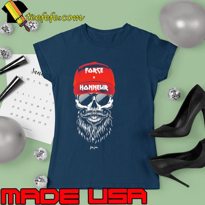 Skull wear hat by forve honneur s Ladies tee Skull wear hat by forve honneur s Ladies tee