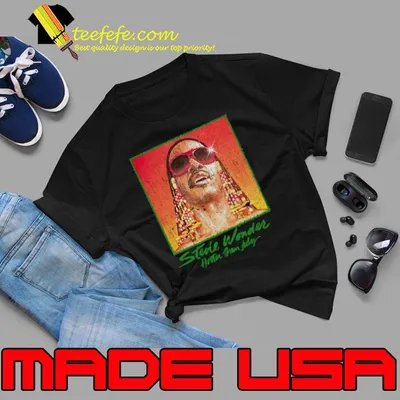 Stevie Wonder Ter Than July Album T-Shirt
