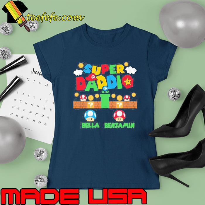 Super daddio bella benjamin super mario game s Ladies tee Super daddio bella benjamin super mario game s Ladies tee