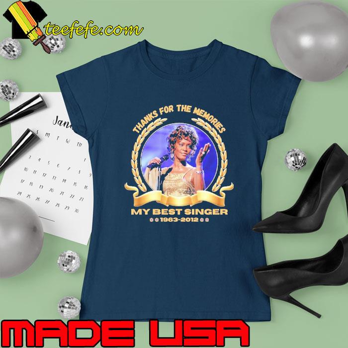 Thanks for the memories my best singer 1963 2012 s Ladies tee Thanks for the memories my best singer 1963 2012 s Ladies tee