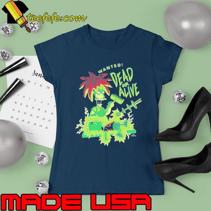 The Simpsons Bart Wanted Dead Or Alive s Ladies tee The Simpsons Bart Wanted Dead Or Alive s Ladies tee