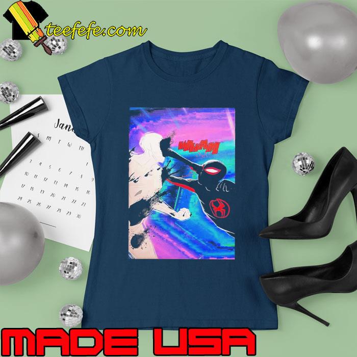 The Spot vs Miles Morales SpiderMan Across The SpiderVerse New Movie Shirt Ladies tee The Spot vs Miles Morales SpiderMan Across The SpiderVerse New Movie Shirt Ladies tee