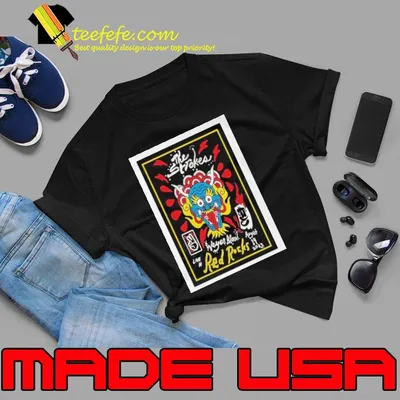 The strokes august 14 2023 red rock tour shirt