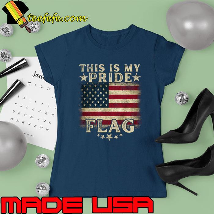 This is My Pride Flag Stars retro T-Shirt Ladies tee This is My Pride Flag Stars retro T-Shirt Ladies tee