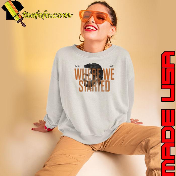 Thomas Rhett where we started s Sweatshirt Thomas Rhett where we started s Sweatshirt