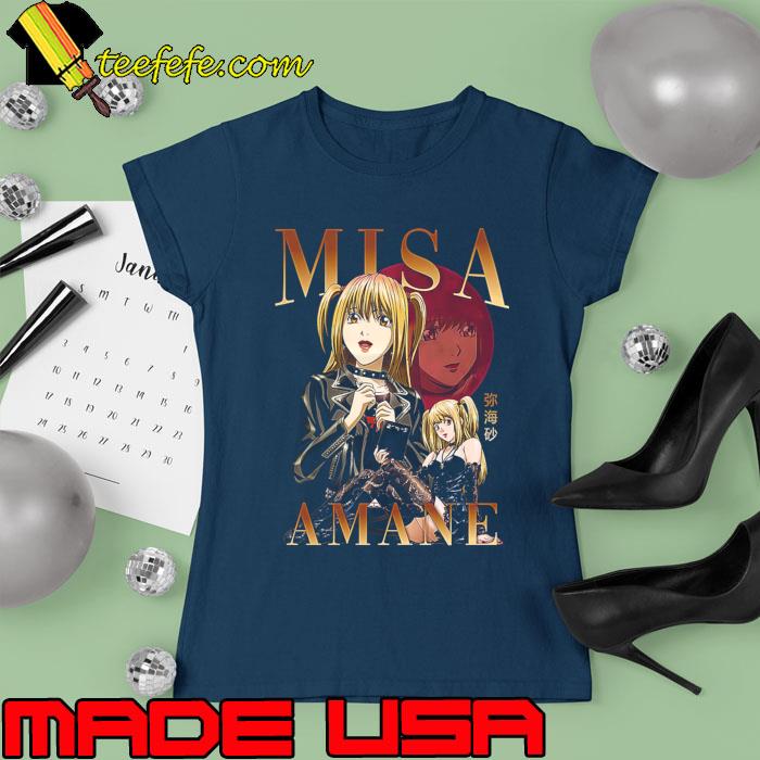 Top anime Misa Amane T-Shirt Ladies tee Top anime Misa Amane T-Shirt Ladies tee