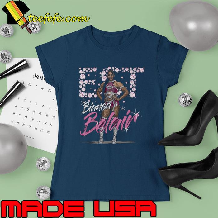 Top bianca Belair Name Pose T-Shirt Ladies tee Top bianca Belair Name Pose T-Shirt Ladies tee