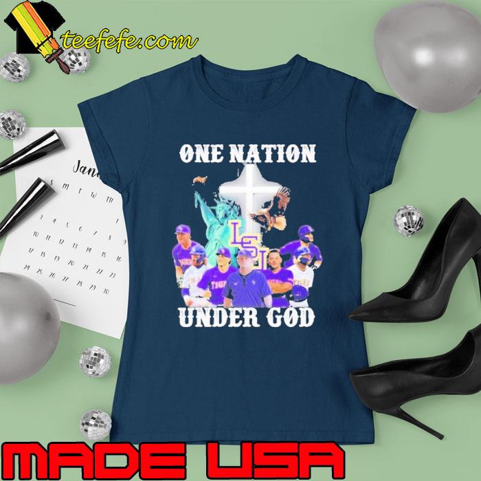 Top one Nation Unnder God LSU Tigers Eagle Shirt Ladies tee Top one Nation Unnder God LSU Tigers Eagle Shirt Ladies tee