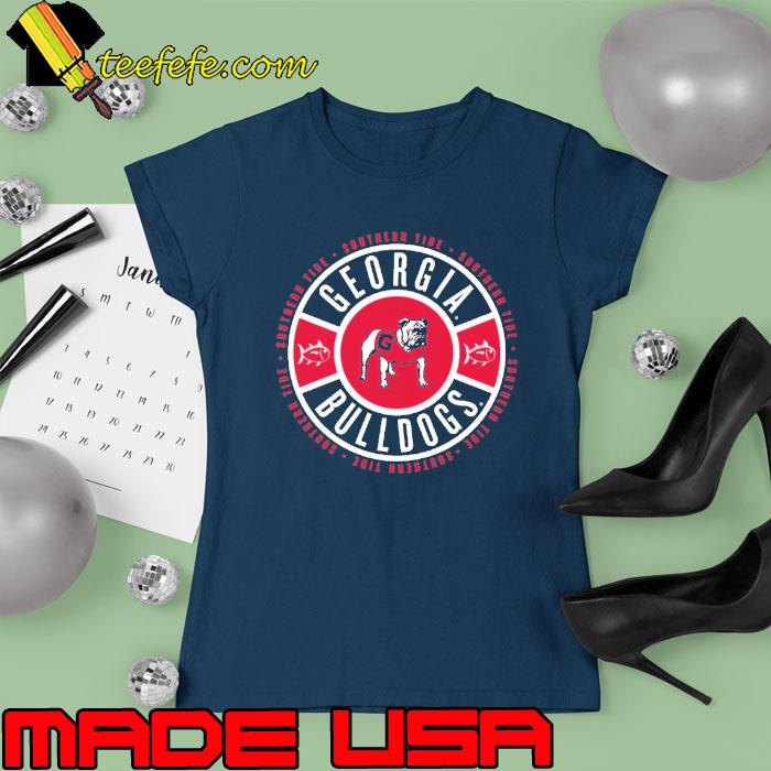 UGA Georgia Bulldogs Ring Southern Tide 2023 logo s Ladies tee UGA Georgia Bulldogs Ring Southern Tide 2023 logo s Ladies tee