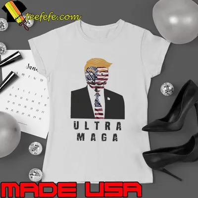 Ultra Maga Donald Trump American Flag Shirt