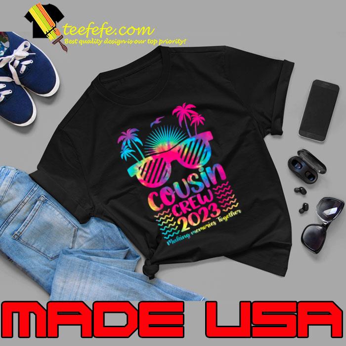 Vacation Beach Family Trip Reunion Cousin Crew 2023 Tie Dye T-Shirt Unisex Vacation Beach Family Trip Reunion Cousin Crew 2023 Tie Dye T-Shirt Unisex