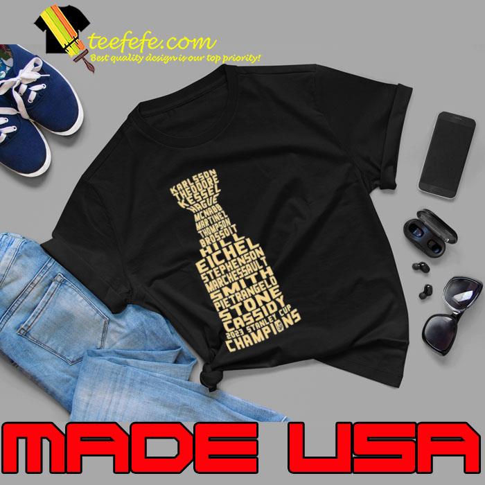 Vegas Golden Knights 2023 Stanley Cup Champions Players Name Shirt