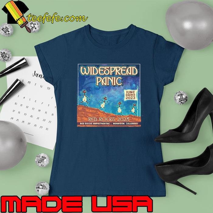 Widespread Panic June 23 24 25 2023 Red rocks s Ladies tee Widespread Panic June 23 24 25 2023 Red rocks s Ladies tee