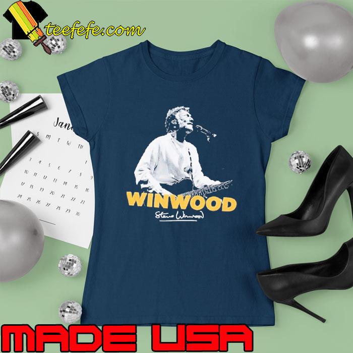 Winwood steve singed guitar ss Ladies tee Winwood steve singed guitar ss Ladies tee
