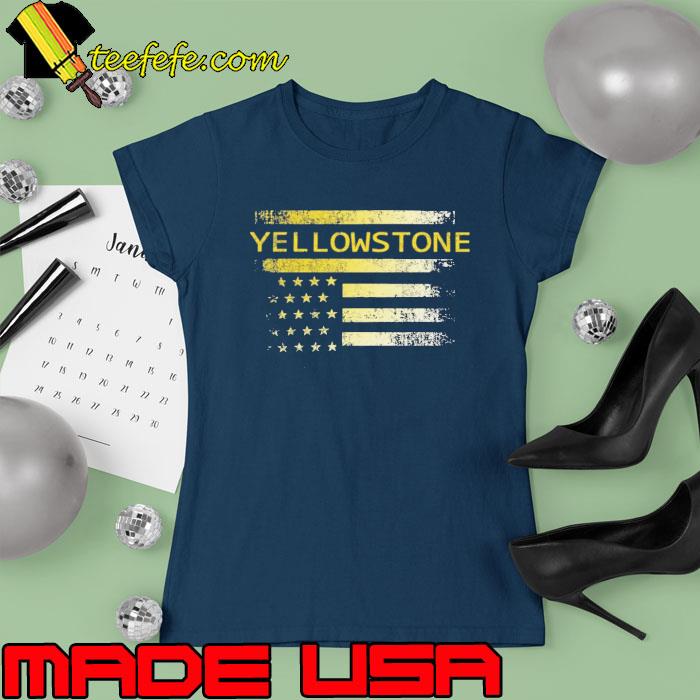 Yellowstone music american flag s Ladies tee Yellowstone music american flag s Ladies tee