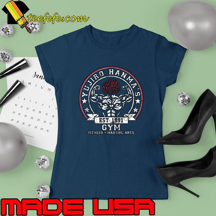 Yujiro Hanma's Est 1991 Gym Fitness Martial Arts Flower T-Shirt Ladies tee Yujiro Hanma's Est 1991 Gym Fitness Martial Arts Flower T-Shirt Ladies tee