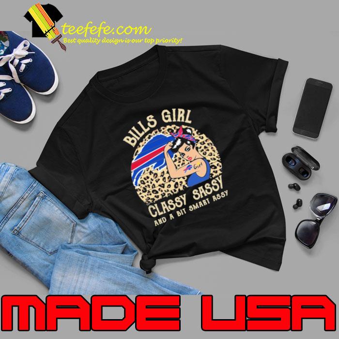 2023 Buffalo Bills girl classy sassy and a bit smart assy leopard shirt