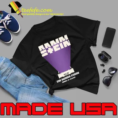 2023 Rammstein brussels august 4 2023 europe stadium tour king baudouin shirt