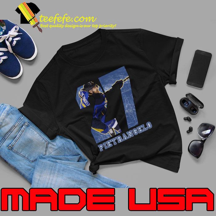 Alex Pietrangelo A Canadian Hockey 27 St. Louis Blue Game T-Shirt
