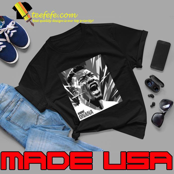 Andre Onana a Cameroonian footballer Illustration in Grayscale T-Shirt